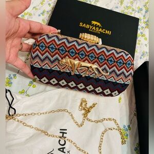 Women sabyadachi clutch new in box
